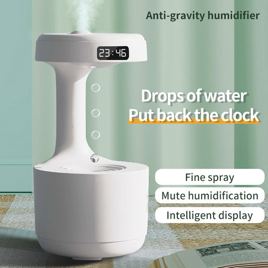 Smartix™ Bedroom Anti-Gravity Humidifier With Clock